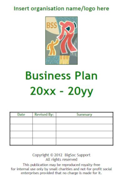 charity business plan template|small charity business plan template.